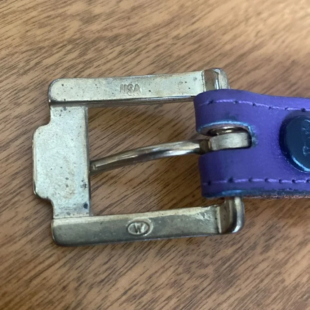 Vintage purple  Justin belt
